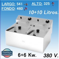 HR FAINCA Freidora Eléctrica FD10L10LTRIFS